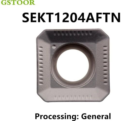 10PCS SEKT1204AFTN GC3000 Cermet Milling Inserts Lathe Cutter Tool Turning Tools Carbide Blades CNC Cutting