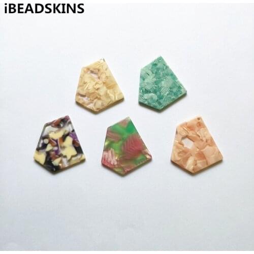 New arrival! 35x30mm 50pcs irregular-shape acetic acid charm for stud earrings,earrings accessories,Earring parts,jewelry DIY