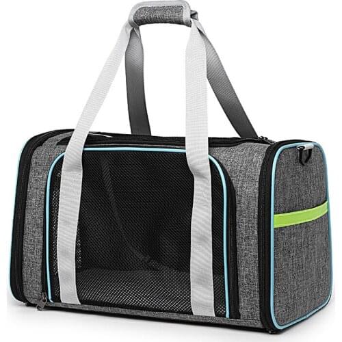 Wholesale Fashion Soft Sided Pet Sling Carrier Bag Travel Bag with Multi-function Pockets