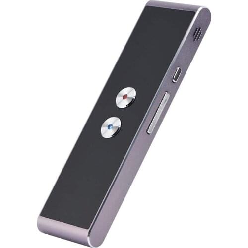 T8 Smart Language Translator, 2.4G Bluetooth Real Time Multi-Language Voice Translator Device Support or Learning Travel Meeting