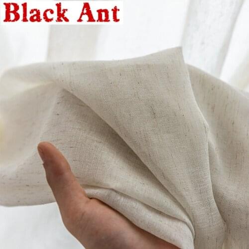 Plain Window Screening For Living Room Linen Tulle Curtain Japanese Style Homestay Bay Window Curtain Sheer Balcony X-JD958#20
