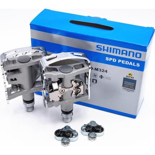 SHIMANO PD-M324 SPD Clipless Mountain Bike / Touring Pedals M324