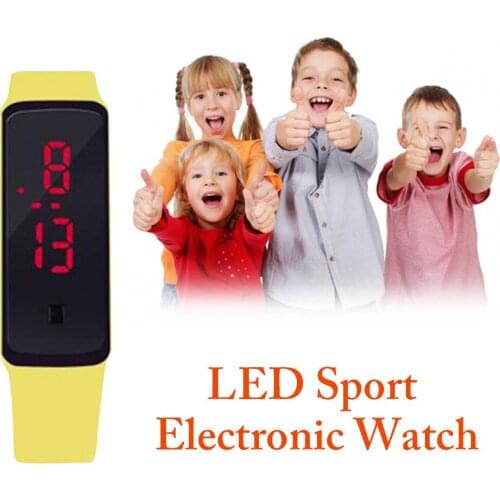 LED Bracelet Silicone Electronic Watch For Children Men And Women Students Sports Silicone Watch Smart Tracking Watch