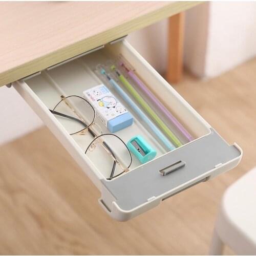 Hidden Storage Box Storting Box Drawer Muleipurpose Child Adult Desk Table Stationery Accept Small Object