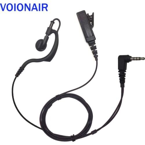 VOIONAIR 10pcs/lot G Style Ear Hook Earpiece Earphone Headset PTT Mic for Vertex VX-400 VX-410 YAESU FT-2DR FT-3DR FT-70DR