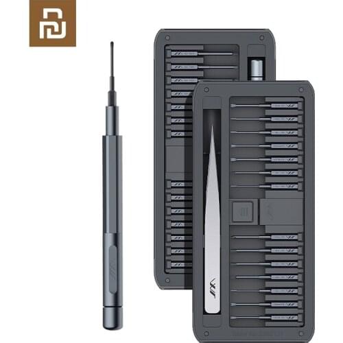 Youpin JIMI 30 in 1 Multi-purpose Precisions Screwdrivers Kit Repair Tool DIY Screw Driver Set Tweezers Aluminum Alloy Handle