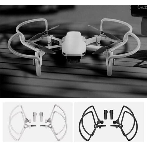 Propeller Guards with Landing Gears for DJI Mavic Mini Drone Quick Release Propeller Cover Blade Protector Leg Height Extension
