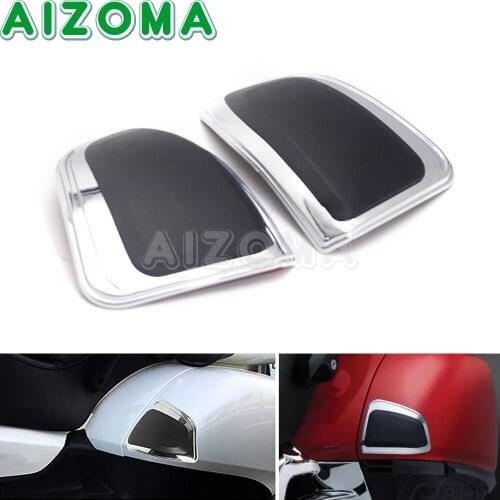 1 Pair Motorcycle Accessories Rear Saddlebag Protector Fairing Trim Cover Decorative For Honda Goldwing GL1800 FB6 2012-2017