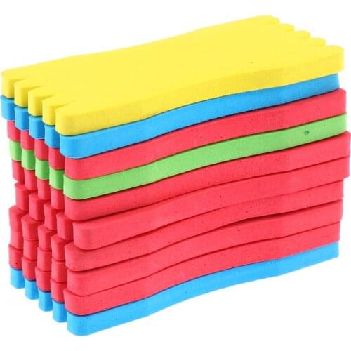 10 Pieces Foam Rig Winder Fish Hook Bait Line Springs