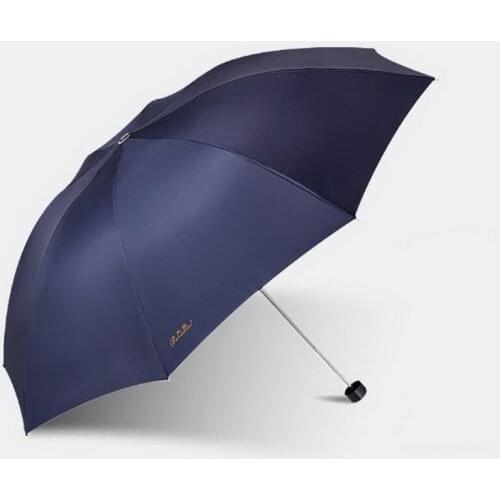 170204/Three fold Large Strongly Folding Umbrella/Women/men Automatic Sun Umbrellas Anti UV Sunscreen Beach Parasol/105*62cm