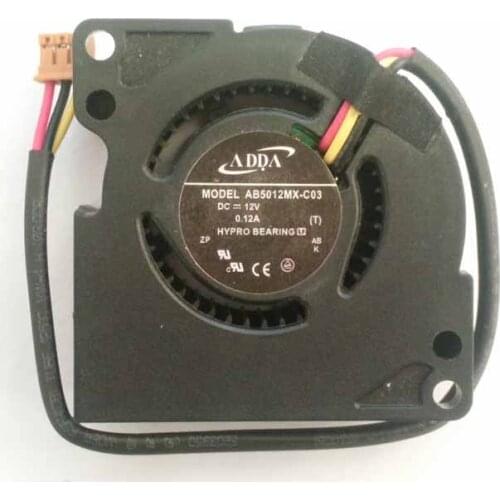ADDA AB5012HX-C03 (T3VL5) DC 12V 0.21A 50x50x20mm 3-wire Server Cooling Fan Server Blower Fan