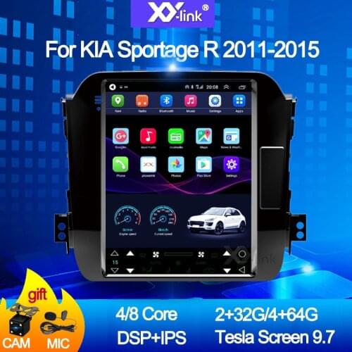 9.7 inch tesla style Car Radio android Sportage 3 4 2011-2015 gps Navigation For KIA Sportage 1 2 sedan accessories multimedia