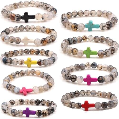 Cross Bracelet Charms Bracelet Men Jewelry Bracelets Bangles Pulseira Masculina For Women Bileklik Feminin Valentines Day Gift