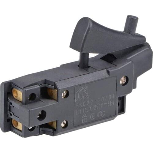 C 250V 10A DPST On-Lock Trigger Switch for Hitachi C9 Circular Saw 2pcs