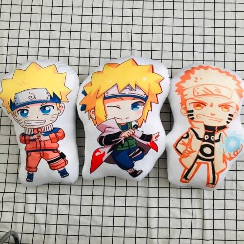 45CM Japan Comic Anime Ninja Naruto doll model action figure toys Collections Kunai Shuriken Pillow doll Gift
