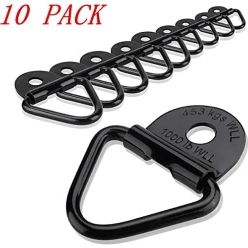 Cargo Tie-Down Anchors V-Ring Trailer Anchor Replacement for truck bed and back door freight car trailers 10-Pack,8-Pack,4-Pack