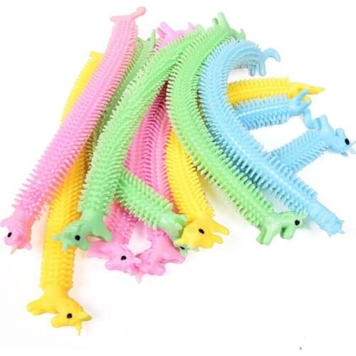 Simple Dimple Toy Pull Worm Noodle Fidget Toys Stress Relief Hand Toys Early Educational for Kids Adults Anxiety Autism Vent Toy