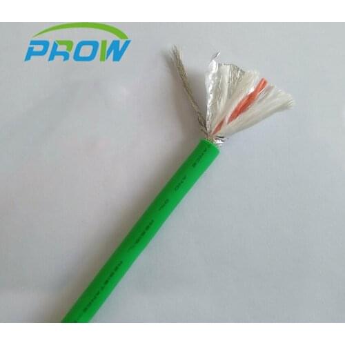 Prow for Delta for Panasonic Servo Motor Encoder Wire TRVVSP Power cord 4 core 24AWG / 19AWG drag chain awg 24 19 wires cable