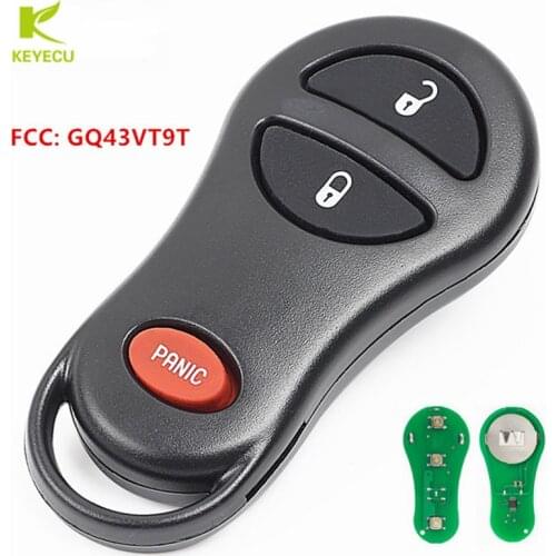 KEYECU Replacement New 2+1 Button Keyless Remote Key Fob Clicker Transmitte 315MHZ for Jeep Grand Cherokee 1998-2004 56036859