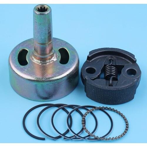 Clutch Drum 9T Gear Bell Piston Ring Set 35mm Kit For Honda GX25 GX25N GX25NT HHT25S UMC425 WX10 Engine Trimmer Brush Cutter