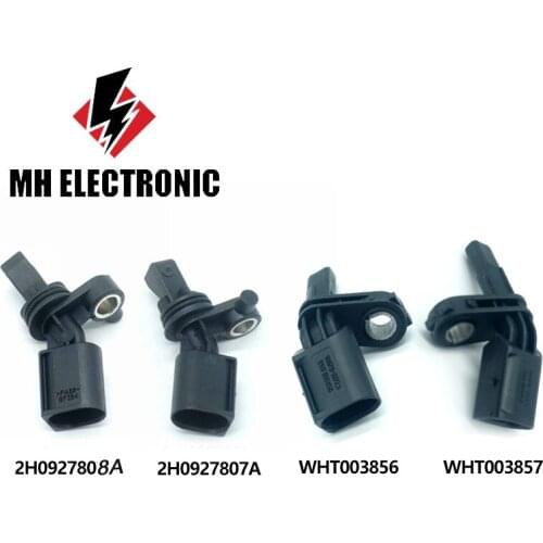 MH Electronic 4PCS/Set WHT003856 WHT003857 2H0927807A 2H0927808A ABS Wheel Speed Sensor For V-W For Audi For Skoda For Seat