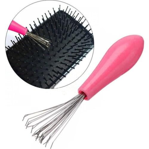 Fashion Plastic Hair Brush Comb Cleaner Home Tools Removable Handle Embedded Cleaning Hair Comb Cleaners Dropshipping Tops