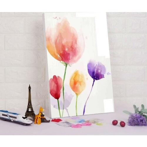 Diy digital painting digital paint by numbers modular painting Flowers Tulips home decor for living picture by numbers