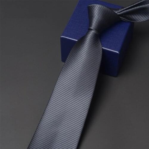 2020 New Arrivals Mens 8CM Wide Tie High Quality Business Work Neck Tie For Men Fashion Formal Necktie Solid Color Ties Grey
