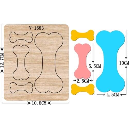 New wooden dies cutting dies for scrapbooking Multiple sizes V-1683