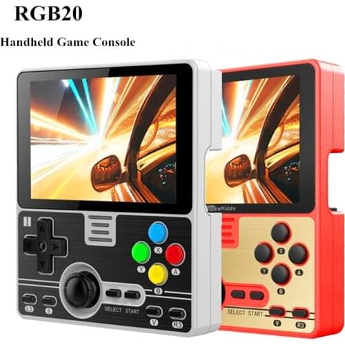 Powkiddy RGB20 Handheld Game Console RK3326 Handheld Game Player Built-in 4000 Games 3.5 inch WiFi Vedio Game Console