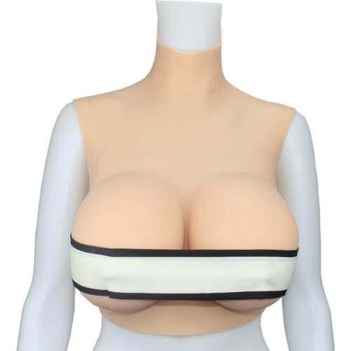 RAOPIN G CUP Realistic Silicone Breast Forms Silk Filled Fake Boobs Crossdressers Tits Transgender Shemale Crossdressing Sissy