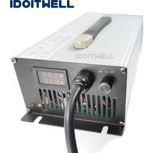 Adjustable 36V Lead acid battery charger 44.1V 20A 15A 10A float charge 41.1V current 3 stages adjustable charger for lead acid