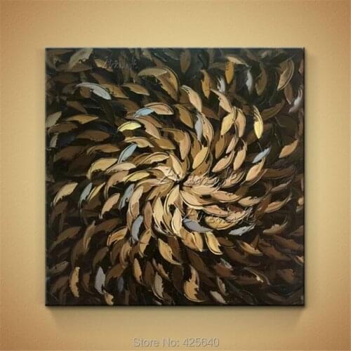 Hand painted Wall Art modern abstract Home Decoration Oil Painting on canvas wall pictures for living room cuadros quadros 6