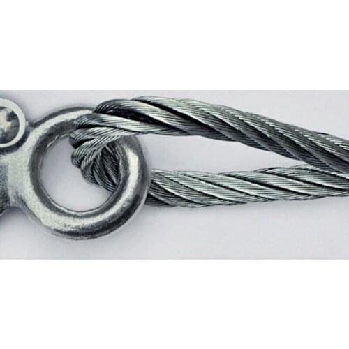 5 Tons 4 M Heavy Duty Tow Ropes Cable High Strength Safety Hook Steel Wire Trailer Car Emergency Towing Rope Winch Line G5AD