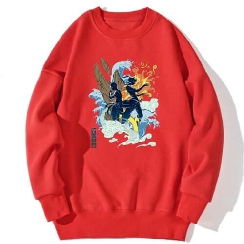 The Last Airbender Yip Yip Mens Sweatshirt Harajuku Fleece Hoody Standard Hipster Pullovers O-neck Winter Sudaderas Masculino
