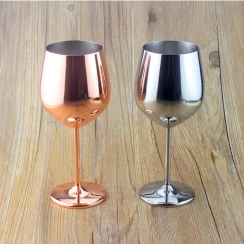 304 stainless steel wine glass wine glass decoration home creative European hotel bar KTV wine goblet