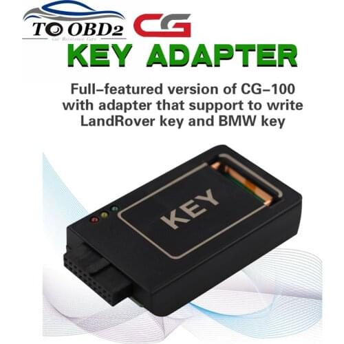 High quality Key Adapter for CG100 PROG III Auto Airbag Reset/Restore Tool support to write For BMW Key and For LandRover Key