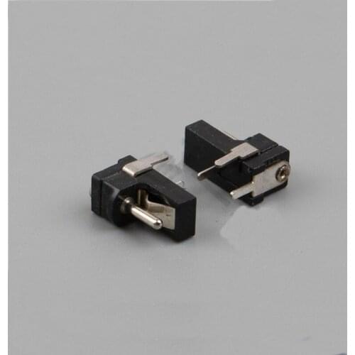 10pcs power socket / DC power socket / DC seat round pin outside bare 1.3mm core 3 foot plug