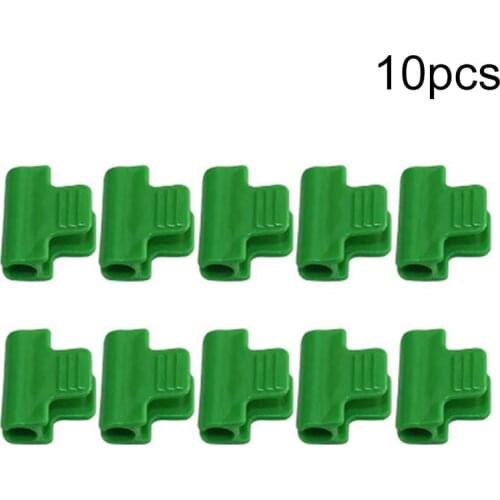 10Pcs Greenhouse Pipe Clamps Gardening Supplies Plastic Film Buckle Clip Greenhouse Snap Clamps Film Buckle Clamps Plastic Pipe
