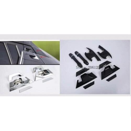 2016 2017 2018 carbon fiber ABS car front and rear outside door shake handshandle cover car accessories for Toyota C-HR CHR C HR