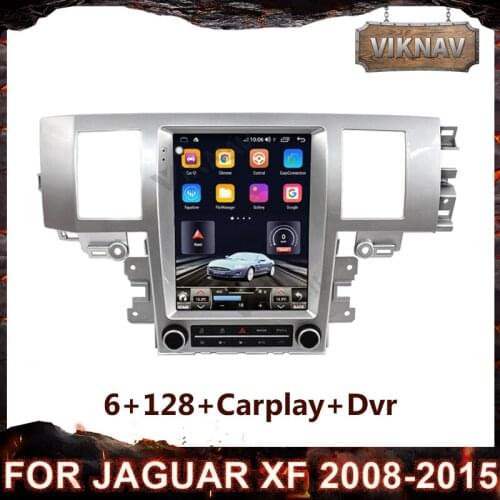 Android 128G For Jaguar XF 2008-2015 Car DVD GPS Navigation Auto Radio Stereo Multimedia Player Head Unit Tape Recorder 2 din