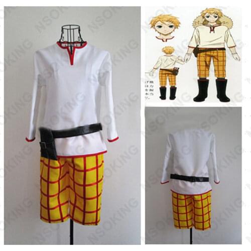 Anime Black Butler Kuroshitsuji Finnian Cosplay Costume Full Set
