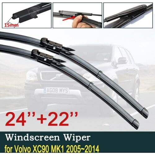 Car Wiper Blades for Volvo XC90 MK1 2005~2014 Front Windscreen Windshield Wipers Car Accessories 2006 2007 2008 2009 2010 2011