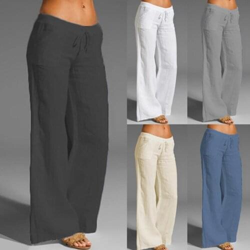 BBNCF Women's Linen Trousers