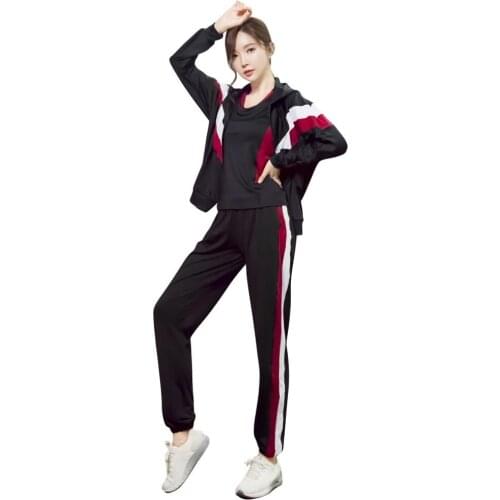 Brand Fitness Women Yoga 4 in 1 Set Patchwork Sport Bra & Sport Pants & Hoodies Jacket Gym Clothes Sportswear Outdoor Jogging
