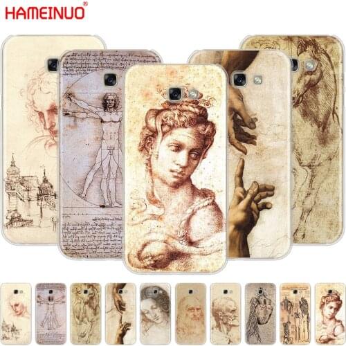 HAMEINUO Italy leonardo da vinci art cell phone case cover for Samsung Galaxy A3 A310 A5 A510 A7 A8 A9 2016 2017 2018