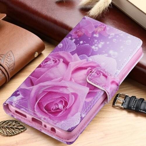 Flower Butterfly Leather Wallet Case For Xiaomi Redmi Note 9S 8T 7 6 8 Pro 7A 8A Mi 8 9 SE A3 Lite CC9 CC9E 9T Pro Cover Shell