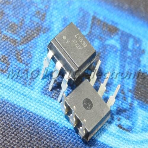 50PCS/LOT 4N27 DIP6 DIP-6 Optocoupler Photoelectric coupling