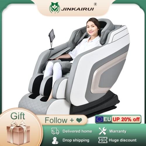 Jinkairui New Electric Whole Body Home Massage Chair Multifunctional Zero Gravity Luxury Cabin Best Gift for Parents