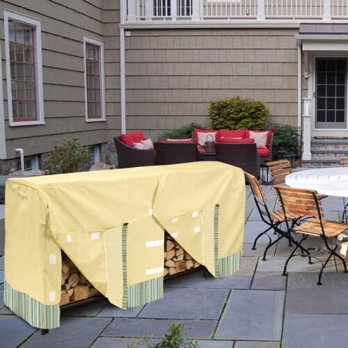 Outdoor Wood Rain Cover Square Firewood Cover Garden Courtyard Dustproof Cover 600D Oxford Cloth Waterproof Cover